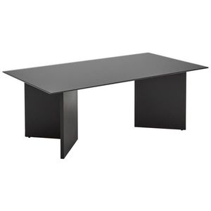 Livetastic KONFERENČNÍ STOLEK, černá, kov, sklo, 110/60/40 cm obraz