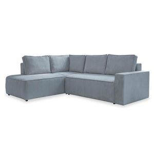 MID.YOU ROHOVÁ SEDAČKA, textil, světle šedá obraz