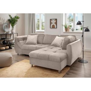 Livetastic ROHOVÁ SEDAČKA, textil, šedohnědá obraz