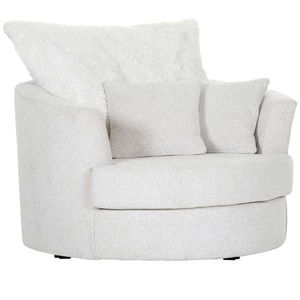 Carryhome KŘESLO, textil, bílá obraz