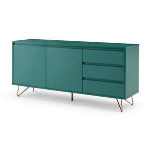 Livetastic ŠIROKÁ KOMODA, zelená, 150/70/40 cm obraz