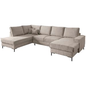 MID.YOU SEDACÍ SOUPRAVA, textil, šedohnědá obraz