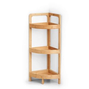 Zeller Present ROHOVÝ REGÁL, přírodní barvy, bambus, 29/29/85 cm obraz