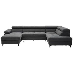 Stylife SEDACÍ SOUPRAVA, textil, barvy grafitu obraz