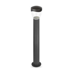 EMOS Antracitový zahradní sloupek Arteo pro žárovku E27 80cm ZGA0C0P obraz