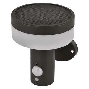 EMOS Antracitové fasádní solární LED svítidlo s pohybovým čidlem Terion 2W IP44 ZGJ044S obraz
