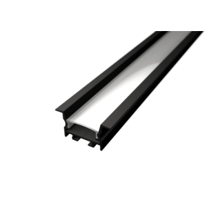 LED Solution Vestavný profil pro LED pásky V25 černý Vyberte variantu a délku: Profil bez difuzoru 1m LP316B-1M obraz