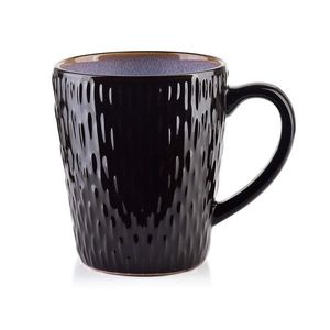 Affekdesign Keramický hrnek ERICA 420 ml černý/šedý obraz