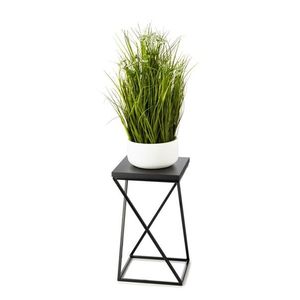DekorStyle Květinový stojan LOFT III 40 cm černý obraz