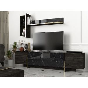 Hanah Home Obývací stěna Veyron černá obraz