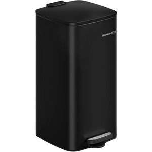 SONGMICS Odpadkový koš Amis 30 l černý obraz