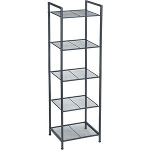 SONGMICS Regál Debra 128 cm černý obraz