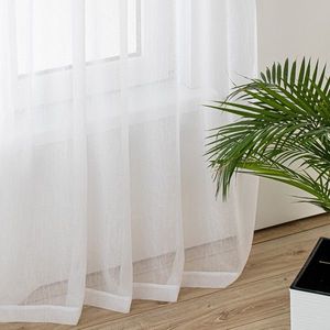 HOMEDE Záclona Romantic I bílá, velikost 140x240 obraz