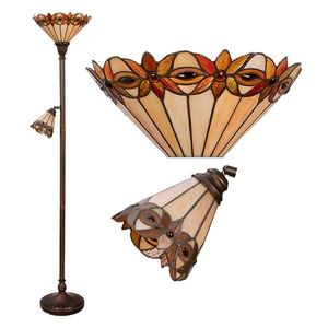 Stojací lampa Tiffany Sarah - Ø 35 / Ø 14*176 cm 5LL-5718 obraz