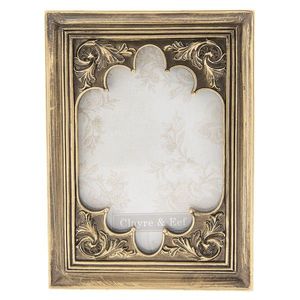 Zlatý fotorámeček - 13*2*18 cm / 10*15 cm 2F0561 obraz