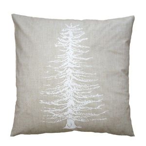 Béžový povlak na polštář se stromem Merry Christmas - 45*45 cm NWV24 obraz
