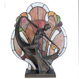 Stolní lampa Tiffany tančící žena Women- 35*15*44 cm E14/max 1*40W 5LL-5783 obraz