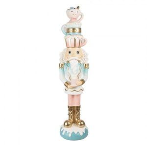 Pastelově barevná dekorace Louskáček Nutcracker - 30*28*120 cm 5PR0142 obraz