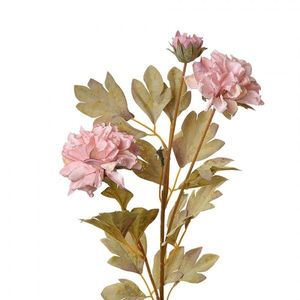 Dekorace umělá květina s růžovými květy - 9*9*68 cm 6PL0328P obraz