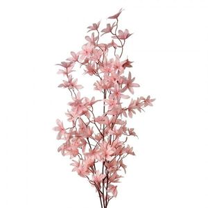 Dekorace umělá květina s růžovými květy - 15*7*112 cm 5PL0136DP obraz