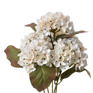 Bílá umělá květina hortenzie Hydrangea - 18*16*44 cm 6PL0303 obraz
