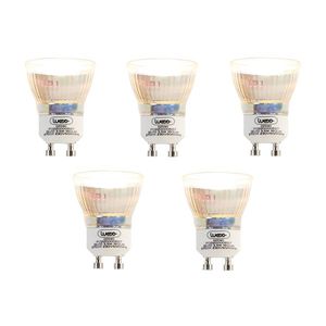 Sada 5 LED žárovek GU10 35mm 3, 5W 180 lm 2700K obraz
