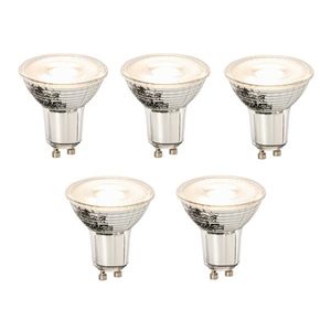 Sada 5 stmívatelných LED žárovek GU10 8W 660lm 3000K obraz
