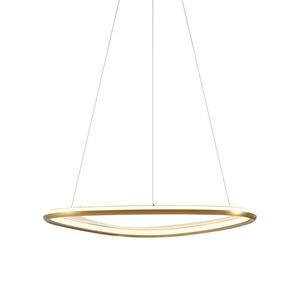 Designové závěsné svítidlo zlaté s 3-stupňovým stmíváním - Organico obraz