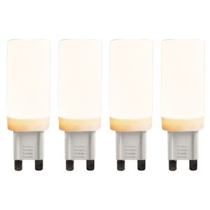 Sada 4 G9 3-stupňově stmívatelných LED žárovek 4, 5W 500lm 2700K obraz