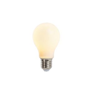 E27 Stmívatelná LED žárovka s vláknem A60 Opálové sklo 5W 380lm 2350K obraz