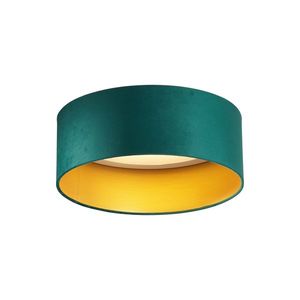 Moderní stropní svítidlo zelený samet 40 cm vč. LED 3-stupňové stmívatelné - Sue obraz