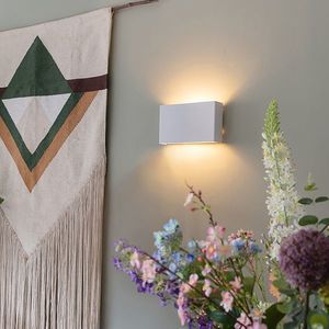 Chytrá nástěnná lampa bílá 24 cm vč. 2 WiFi G9 - Otan obraz
