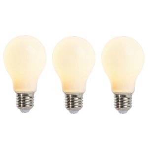 Sada 3x E27 stmívatelné LED žárovky s vláknem matné 5W 380lm 2350K obraz