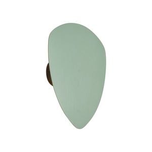 Designová nástěnná lampa zelená organická 20 cm 2-světla - Pulley obraz