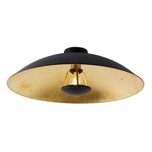 Vintage stropní svítidlo černé se zlatem 60 cm - Emilienne obraz