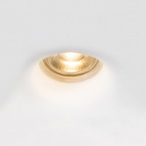 Zapuštěné bodové světlo bílé 12 cm kulaté - Gypsy Stucco obraz