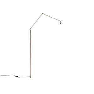 Stojací lampa s ramenem z oceli - Editor obraz