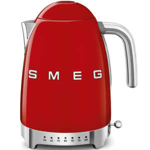 Smeg Rychlovarná konvice 50´s Retro Style, s regulací teploty, 1, 7 l červená KLF04RDEU obraz