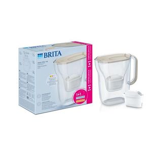 Brita Filtrační konvice Style Essential s filtrem Maxtra Pro Pure Performance, 2, 4 l, písková 1057797 obraz