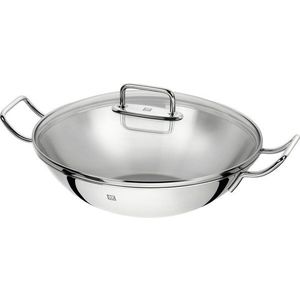 Zwilling Plus nerezová pánev wok 32 cm se skleněnou poklicí 1005537 obraz
