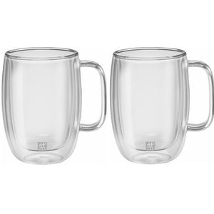 Zwilling Sorrento Plus dvoustěnná sklenice na latte macchiato, 450 ml, 2 ks 1003097 obraz