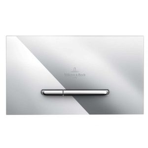VILLEROY & BOCH ViConnect Ovládací tlačítko splachování, chrom 92218061 obraz