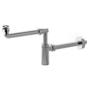 BONOMINI KING umyvadlový sifon šetřící místo, 5/4" odpad 32 ABS/chrom 0595SP25K7 obraz