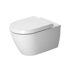 DURAVIT Darling New Závěsné WC, Rimless, WonderGliss, bílá 25570900001 obraz