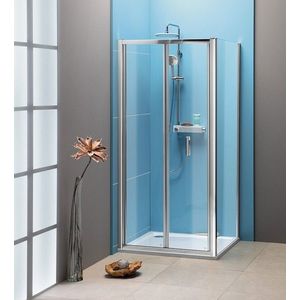 POLYSAN EASY čtvercový sprchový kout 800x800, skládací dveře, L/P varianta, čiré sklo EL1980EL3215 obraz