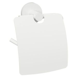 SAPHO X-ROUND WHITE držák toaletního papíru s krytem, bílá mat XR732W obraz