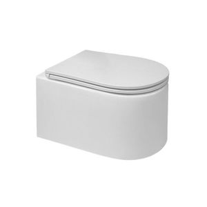 Mereo WC závěsné kapotované, RIMLESS, 495x360x370, keramické, vč. sedátka CSS113S VSD84S1 obraz