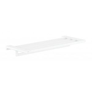 HANSGROHE AddStoris Polička s držákem ručníků, délka 65 cm, matná bílá 41751700 obraz