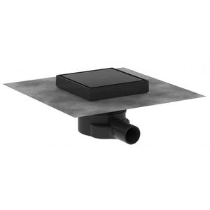 HANSGROHE RainDrain Point Podlahová vpust, 15x15 cm, matná černá 56249670 obraz