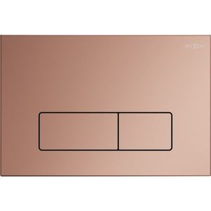 MEXEN Fenix 13 splachovací tlačítko Slim/kompatibilní s Geberit Sigma UP300 a UP320, růžové zlato 601305 obraz